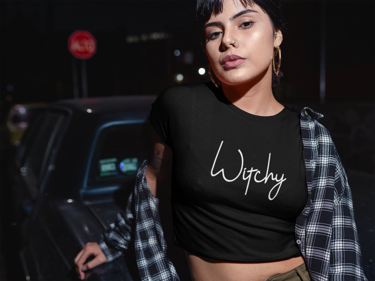 Witchy Crop Top - Burial 13 Apparel