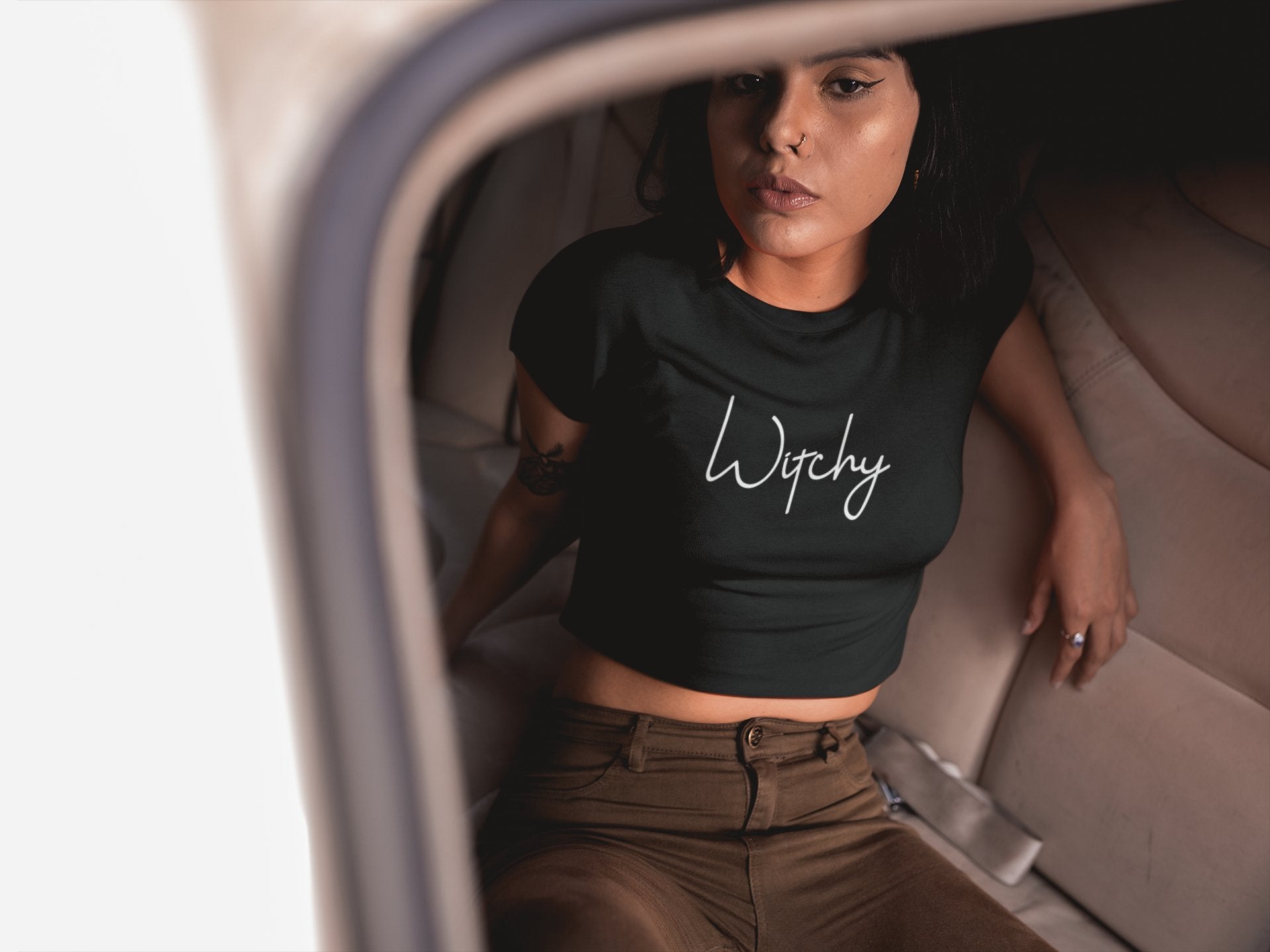 Witchy Crop Top - Burial 13 Apparel